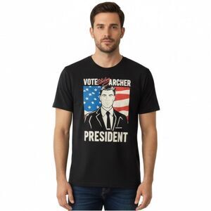 Archer "Vote Archer President" T-Shirt Size Large